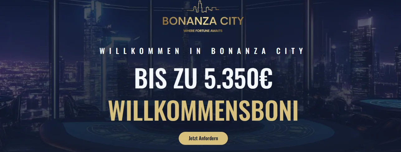 Bonanza City Casino Banner